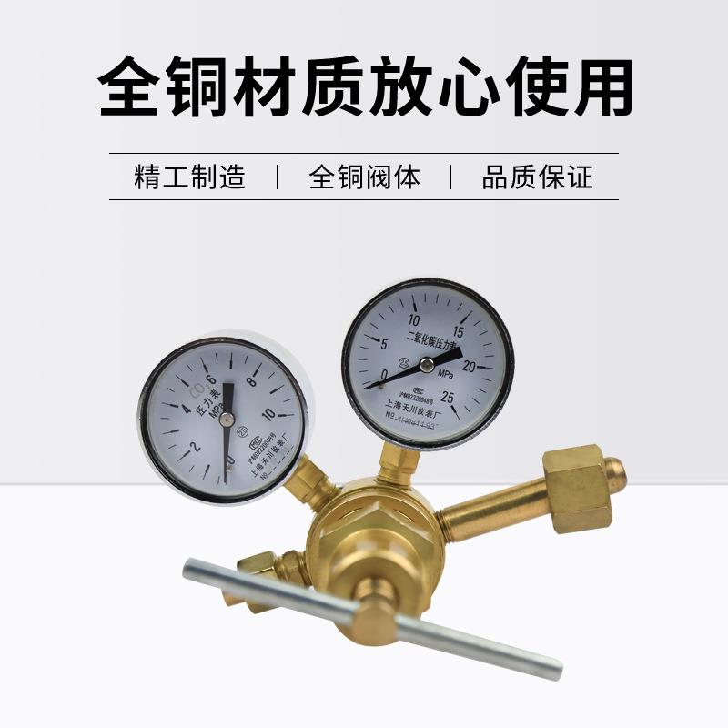 单级五压孔 减压器YYQT-781QT-781压 10*25MPa 二氧化碳减器 气腹