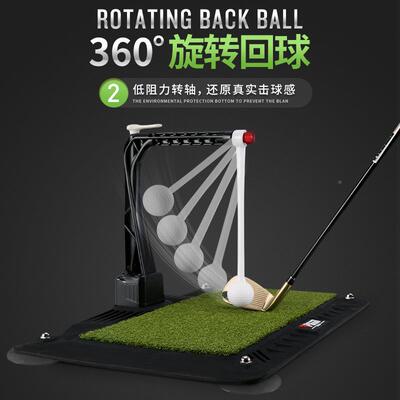 青洲HL007室内旋高尔夫挥杆架练习器 厂60°转训练器可调高度支家