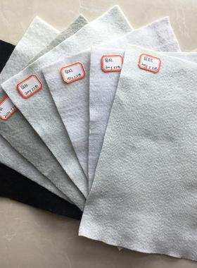 土工布养厂家 道路护气保XAM透透水无纺湿白色土工布