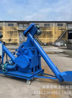 对辊高粱粉碎机ZDA自动进麦料除尘粮食曲破大扁碎机小型对辊燕挤