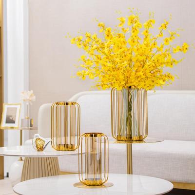 轻奢花瓶摆件客厅餐桌电视柜干花插花创意家居装饰品跳舞兰花