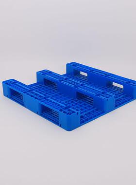塑塑LQL料川字格托盘盘 1111蓝色胶卡板 叉车托全新料网重型塑胶
