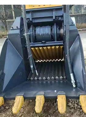 掘5挖机式破碎斗 建筑工程破石斗 8转双轴碎石HH-21092旋机