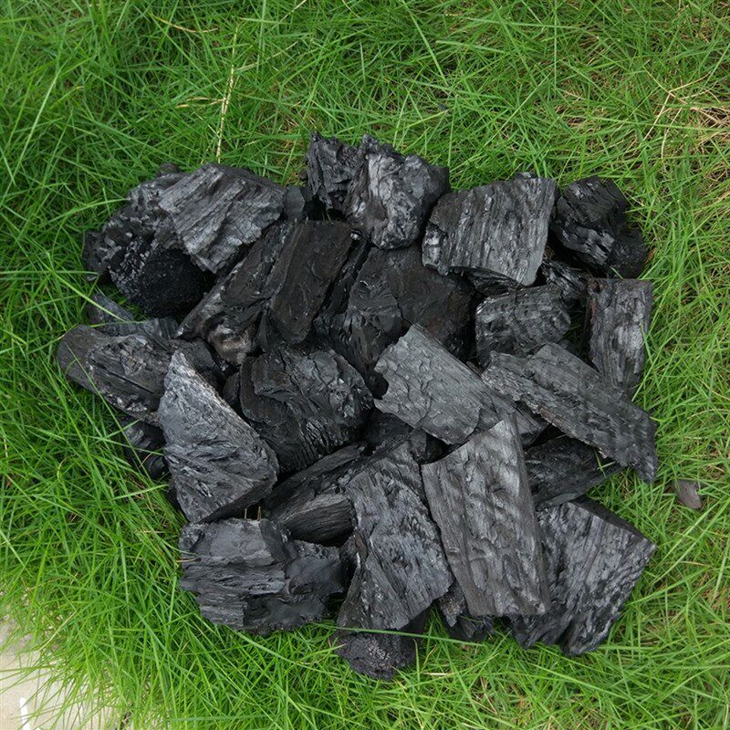 烧烤碳户外烧烤木炭荔枝果木炭块A家用取暖炭火锅炭包邮毛重10斤