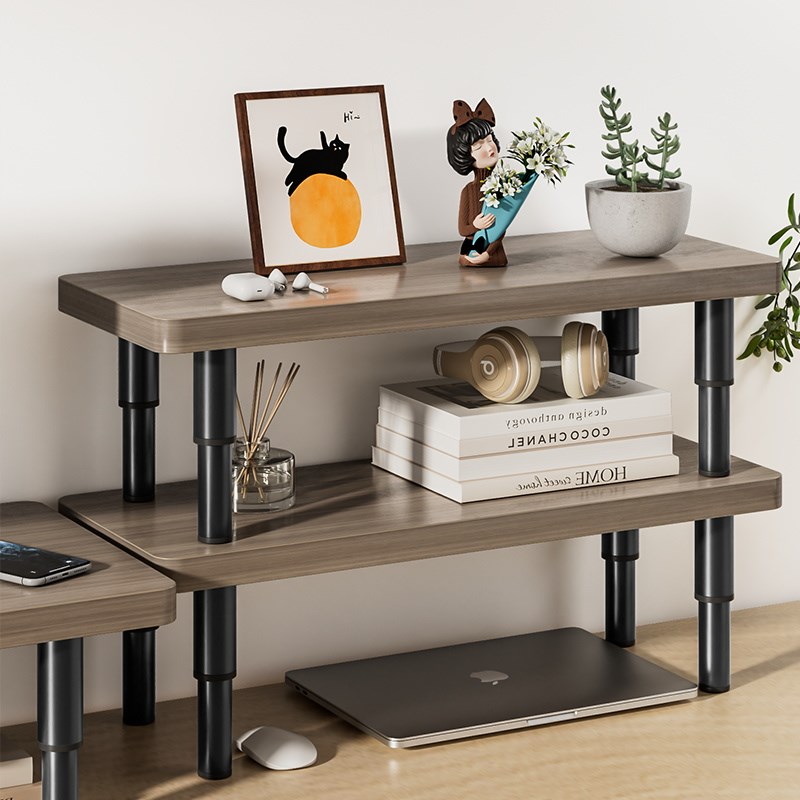 办公桌工位神器台式电脑s显示器桌面笔记本屏幕增高架可调节升降