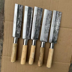 弹簧钢老式手工锻k打一体平头户外开路柴刀农用家用劈柴户外砍树