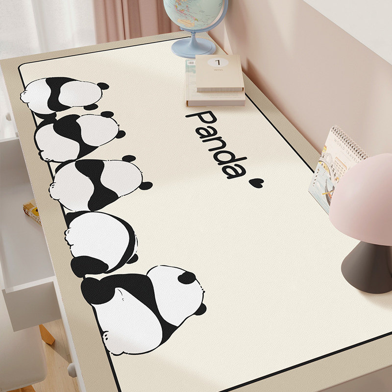 皮革桌面垫学生学习桌布写字台桌垫办公I桌防污免洗可擦护眼书桌