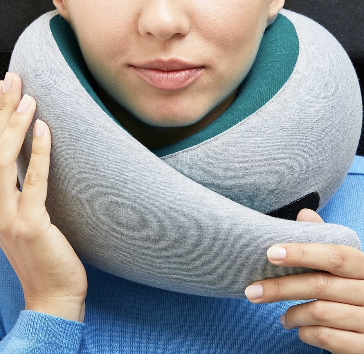 西班牙OSTRICH PILLOW鸵鸟护颈枕记忆棉便携R旅行U型形午睡颈椎枕