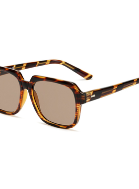 水晶石眼镜男清凉养n眼太阳眼镜男中老年大框墨镜茶色镜护目包邮