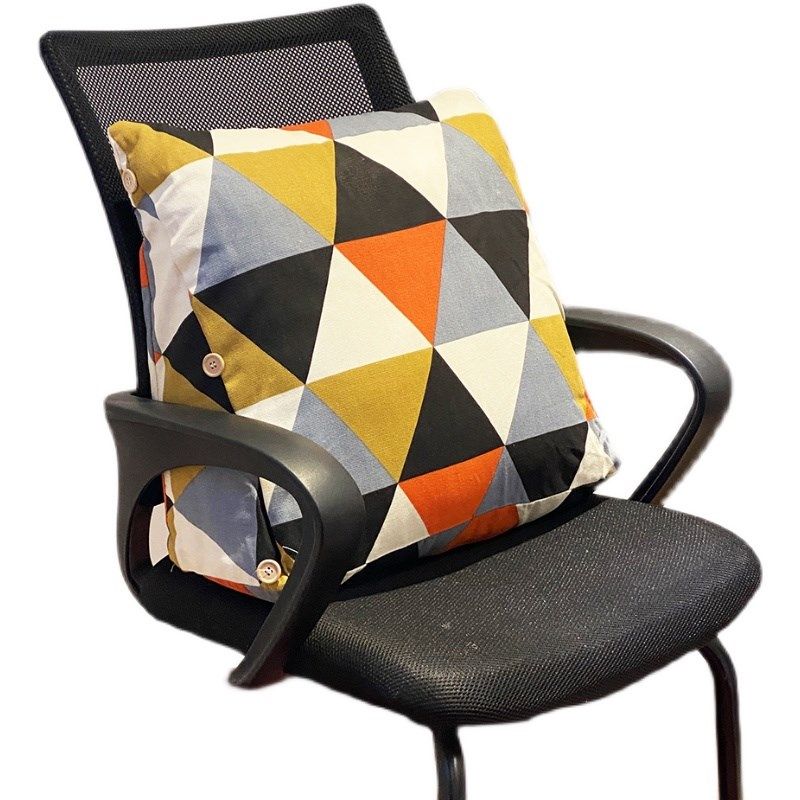 三角靠垫办公室靠垫腰靠靠枕床F头靠垫靠枕椅子护腰枕头,居家布艺,腰靠垫,淘宝优惠券,粉丝福利购,淘宝优惠卷