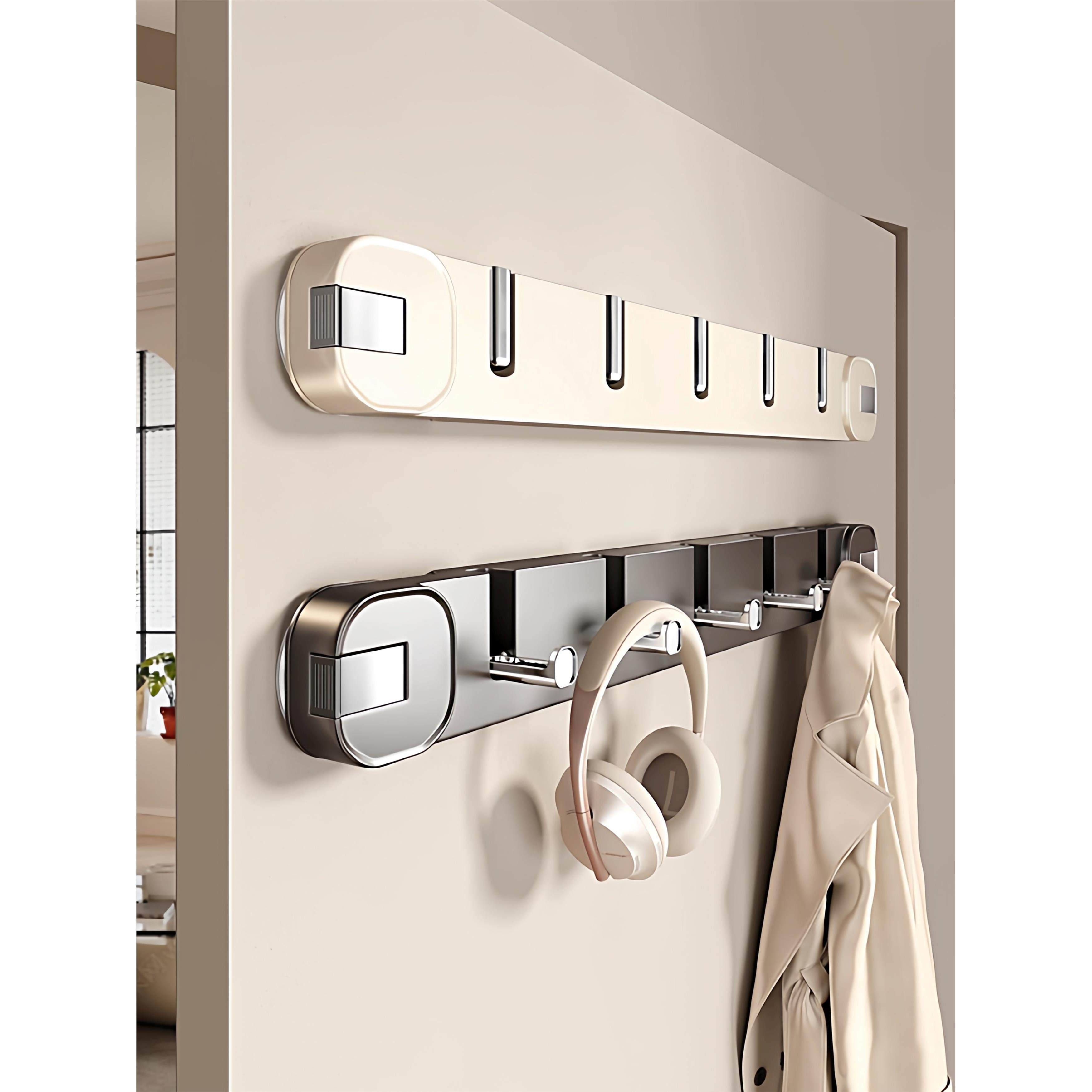 吸盘门后挂钩挂衣架免打孔壁挂入户门置物架挂衣钩衣服收纳备菜盘,收纳整理,挂门置物架,淘宝优惠券,粉丝福利购,淘宝优惠卷