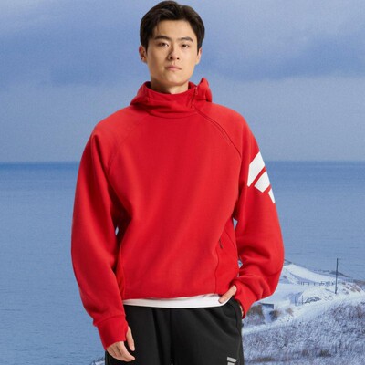 滔搏adidas阿迪达斯男子FOS M FT SWTHD运动休闲套头衫卫衣KH3019