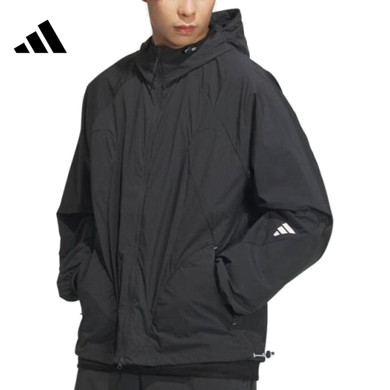 滔搏adidas阿迪达斯男子运动健身夹克外套JZ8713