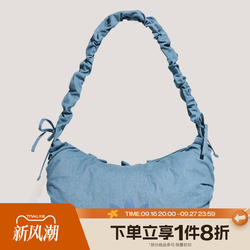 滔搏adidas阿迪达斯三叶草男女日常通勤实用运动休闲单肩包KX6975
