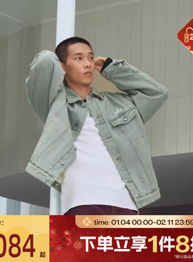 滔搏adidas阿迪达斯三叶草男子保暖复古牛仔运动短棉服外套KC2624