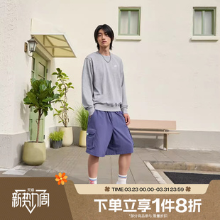 063 T恤FN3889 滔搏NIKE耐克男子针织圆领套头衫 运动休闲卫衣长袖