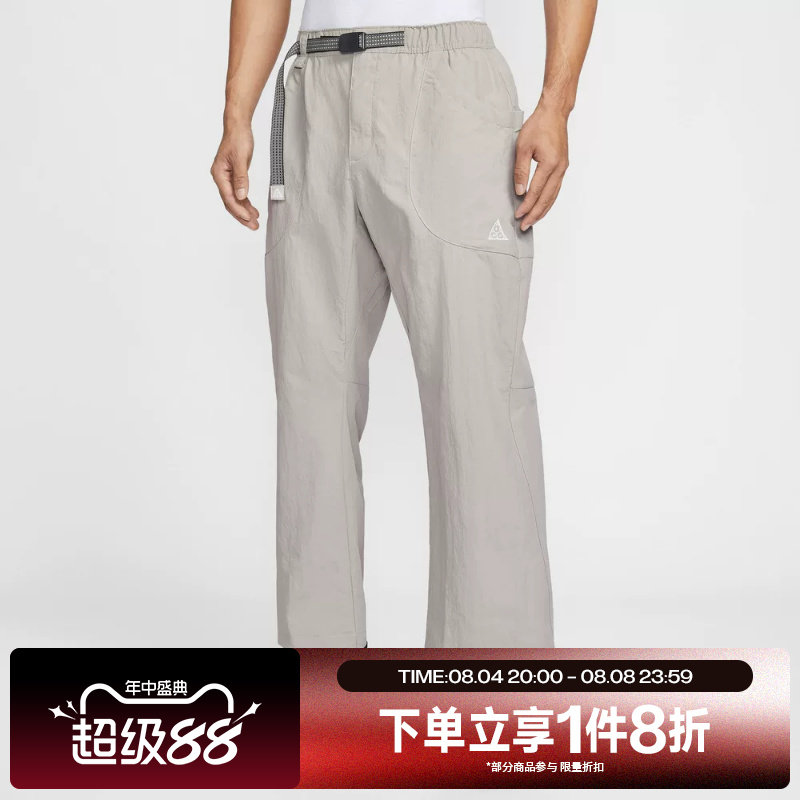 滔搏NIKE耐克男子运动休闲宽松抽绳梭织长裤IF0914-009 - 实物图