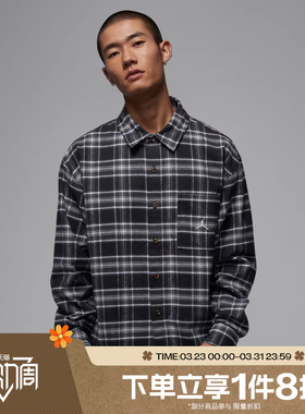 滔搏NIKE耐克男子运动休闲长袖衬衫翻领夹克外套IF1858-010