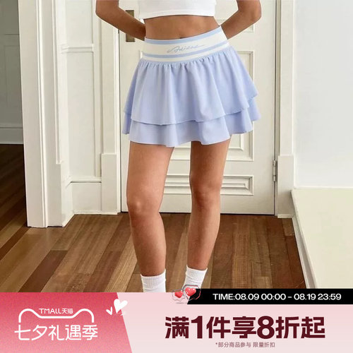 滔搏adidas阿迪达斯女子DANCE健身百搭舒适运动休闲半身裙LF0076