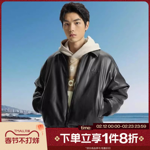 马年系列|滔搏adidas阿迪达斯三叶草男子宽松拉链夹克外套IA7525