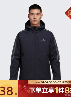 滔搏adidas阿迪达斯男子TH SOFTSHELL JK运动健身夹克外套KR2498