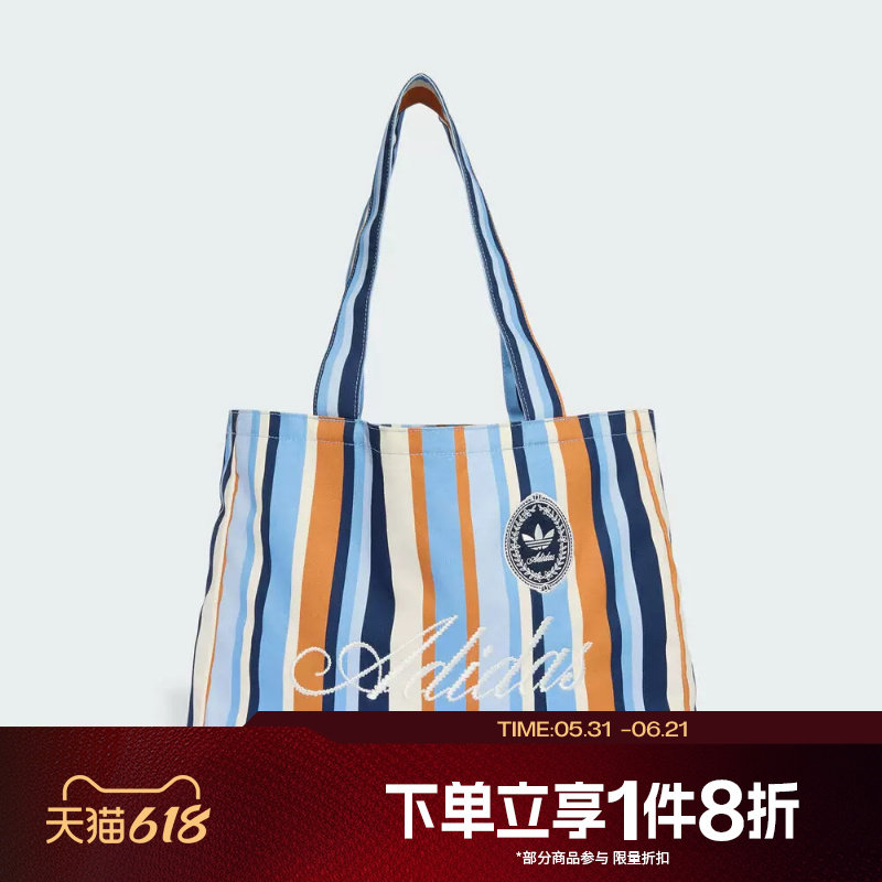 滔搏adidas阿迪达斯三叶草男女TOTE BAG运动休闲单肩包KX5259