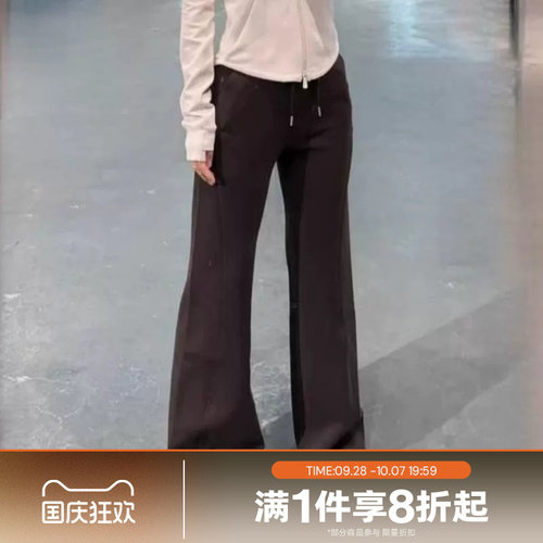 滔搏adidas阿迪达斯女子针织高腰运动休闲针织长裤KH2705 - 封面