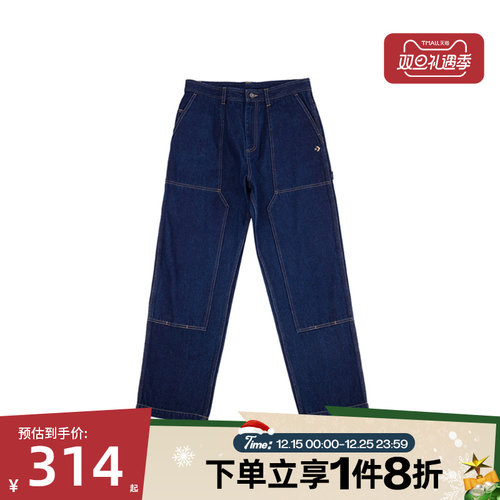滔搏converse匡威男子工装风星星廓形牛仔裤长裤MCJ129-UHD
