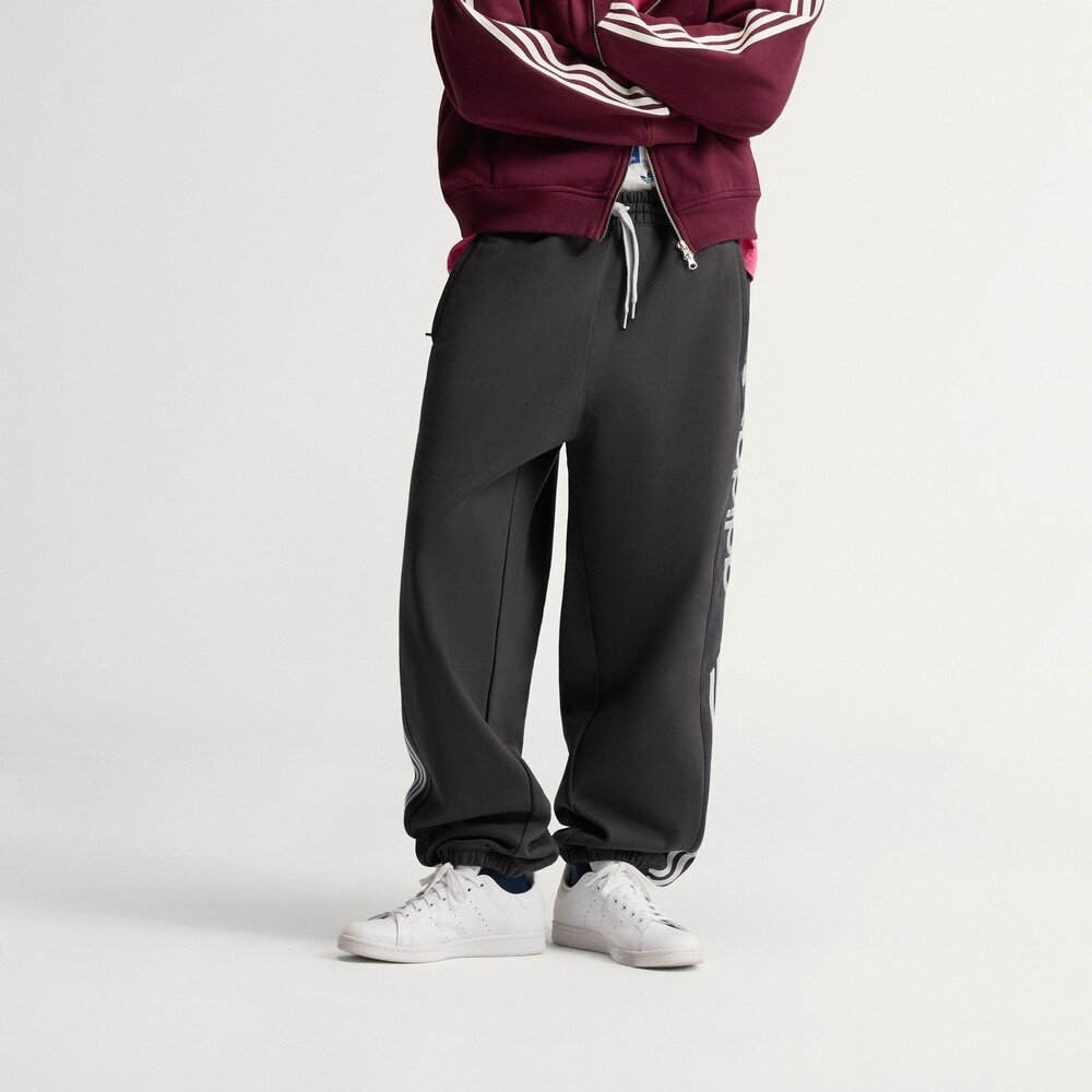 滔搏adidas阿迪达斯三叶草男子BLOCK SWEATPANT运动长裤LD1615