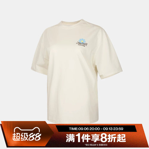 滔搏converse匡威女子运动休闲时尚百搭舒适短袖T恤WCJ772-W2Y