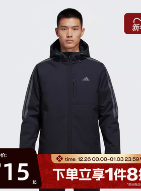 滔搏adidas阿迪达斯男子TH SOFTSHELL JK运动健身夹克外套KR2498