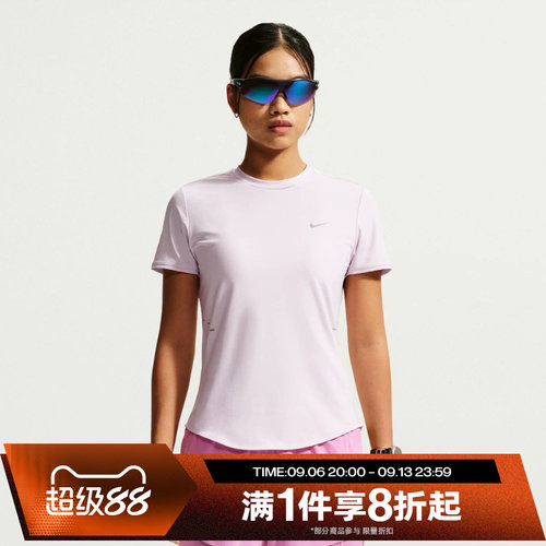 滔搏NIKE耐克女子运动休闲舒适短袖T恤HM9699-583