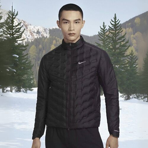 滔搏NIKE耐克男子TFADV RPL保暖立领运动羽绒服夹克FB7557-010