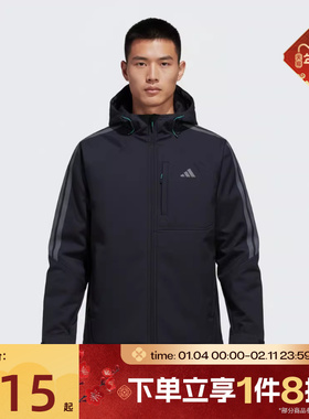 滔搏adidas阿迪达斯男子TH SOFTSHELL JK运动健身夹克外套KR2498