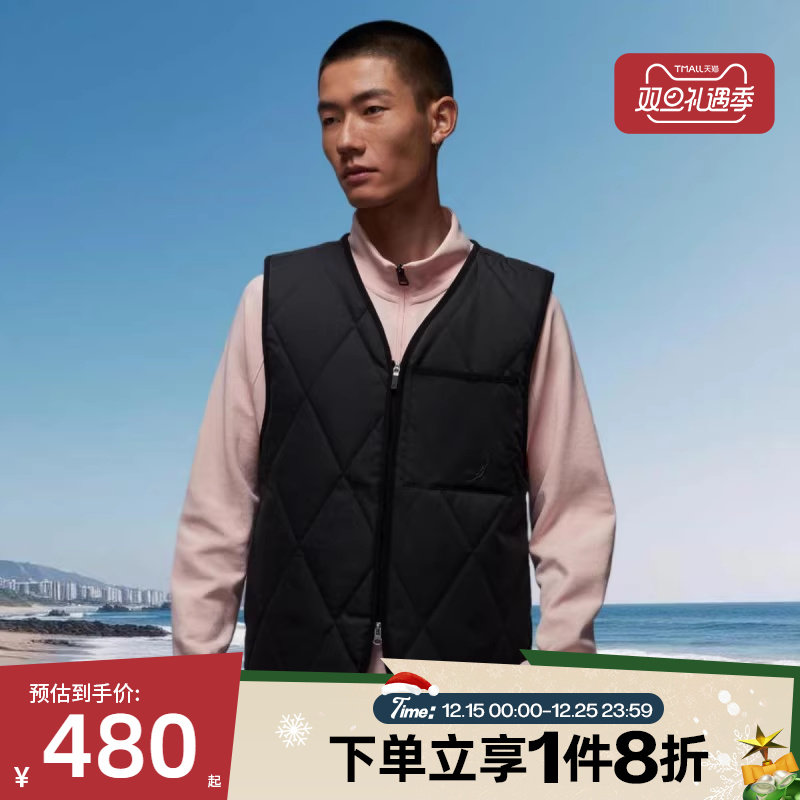 滔搏NIKE耐克男子AS M J TF GOLF VEST运动休闲棉马甲HQ8680-010