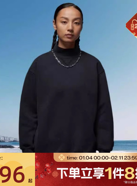 滔搏NIKE耐克女子FLT FLC NVTY运动休闲套头衫卫衣HV0314-010