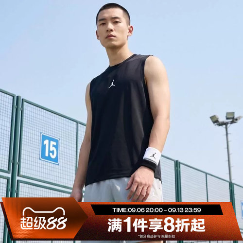 滔搏NIKE耐克男子经典舒适上衣运动休闲无袖T恤IF0890-010