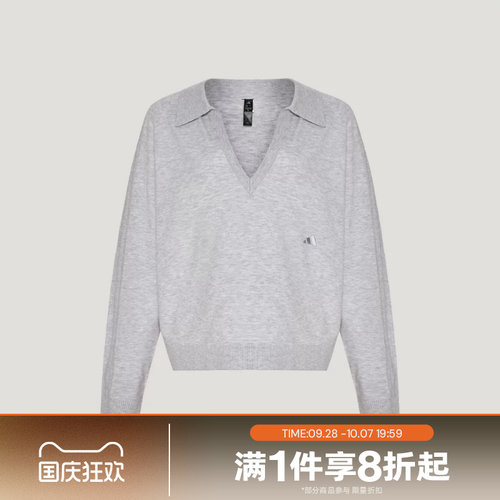 滔搏adidas阿迪达斯女子运动休闲舒适长袖T恤KX0225