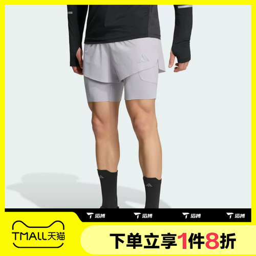 滔搏adidas阿迪达斯男子adi365 2in1运动舒适休闲短裤KS6098