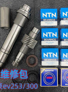 适用吉利帝豪EV253/300电动机变速箱输入轴减速器总成 轴承维修包