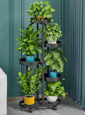 花子式客厅落地阳HJ-m623台置物架2025新款移物动植摆放架花盆架