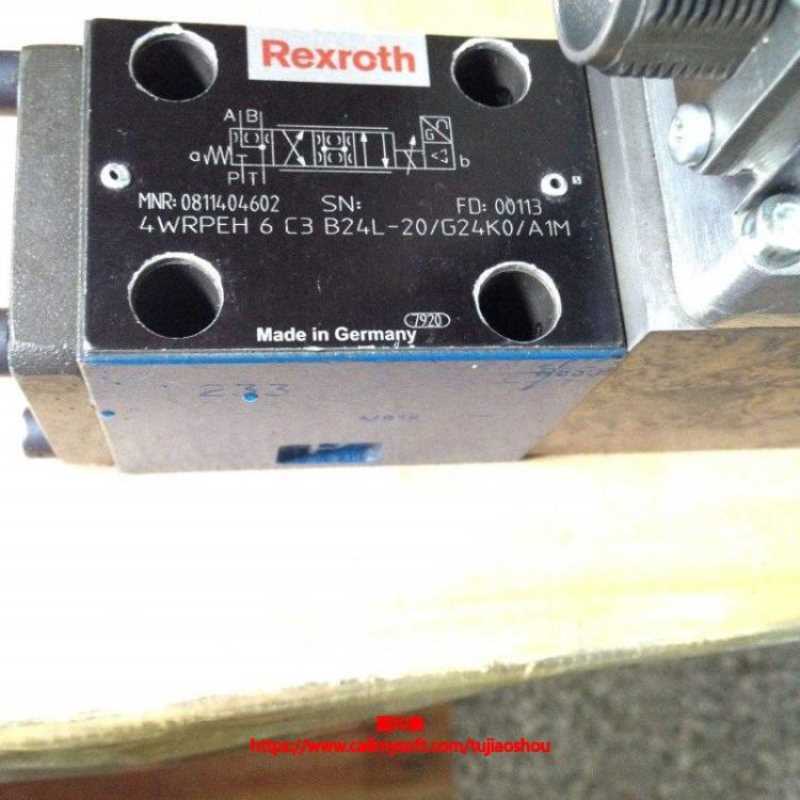 0811404513 4WRPH6C1B40L-2X/G24Z4/M力士乐比例阀