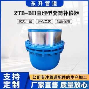 厂家批量制作套筒补偿器 BII膨胀伸缩节 直埋式 套筒单向双向ZTB