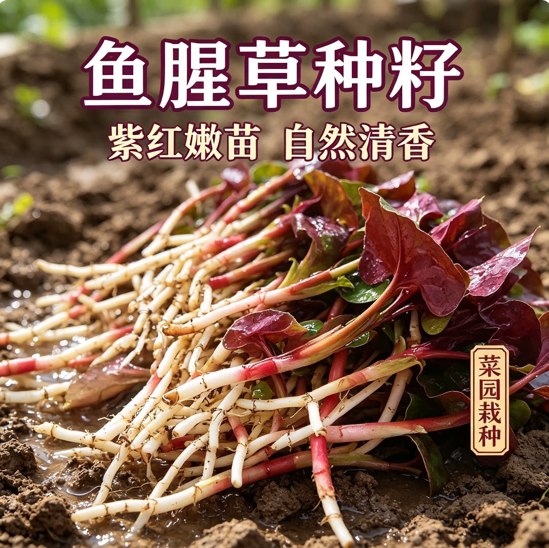 鱼腥草种子四季播种清脆味道浓郁家庭园艺种植籽