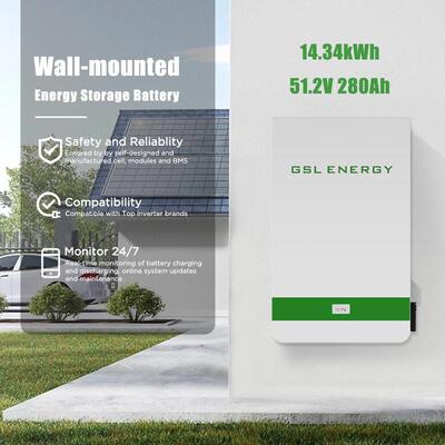 IP614kWhLIP6514kiFePO4Battery51.2V280AhWall-mountedB5attery