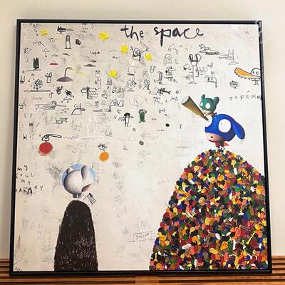 Edgar Plans动物小超人装饰画 涂鸦抽象插画艺术家创意意境挂画