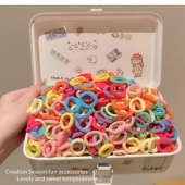 耐用儿童发圈不伤发毛巾圈弹性好女孩发饰扎头发绳橡皮筋女童头绳