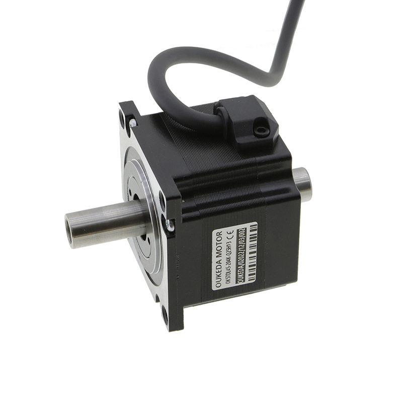 Nema 23 Hollow Shaft Stepper Motor Dual Shaft Bipolar 0.78