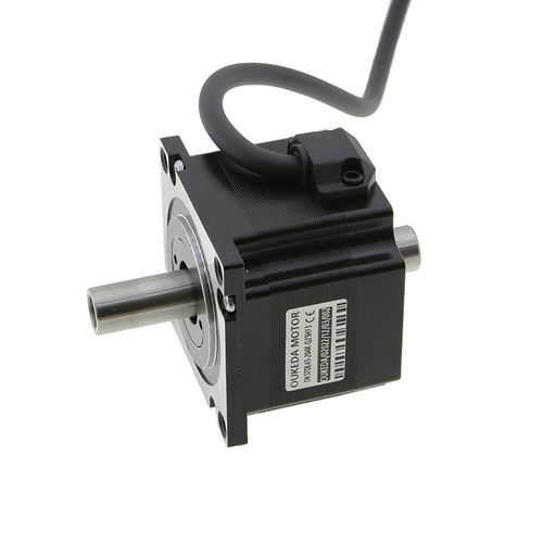 Nema 23 Hollow Shaft Stepper Motor Dual Shaft Bipolar 0.78