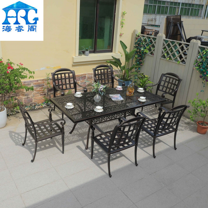 户外压铸桌椅庭院花园室外露天阳台休闲沙发金属桌椅组合三五件套,住宅家具,桌椅套件,淘宝优惠券,粉丝福利购,淘宝优惠卷